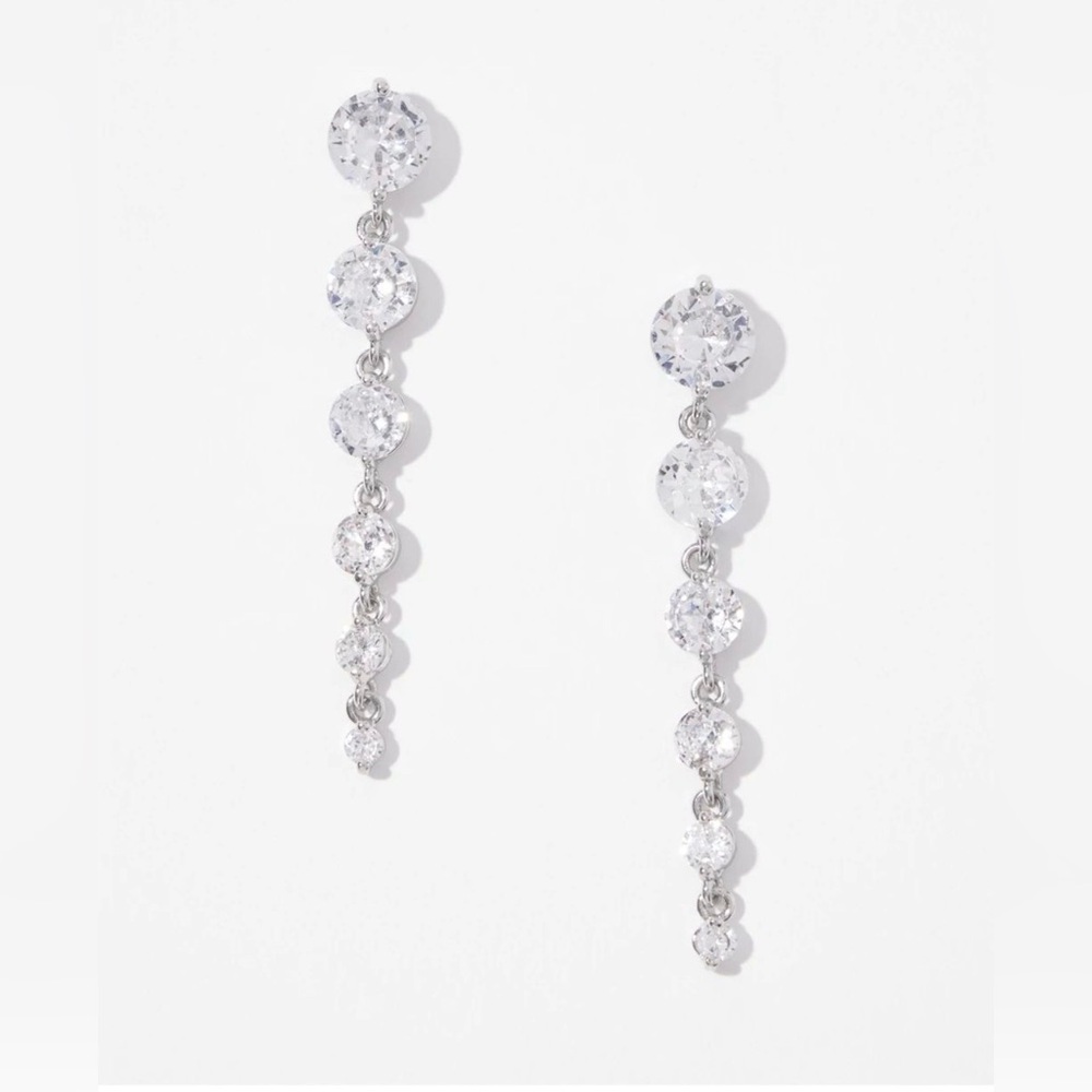 Crystal Linear Earrings